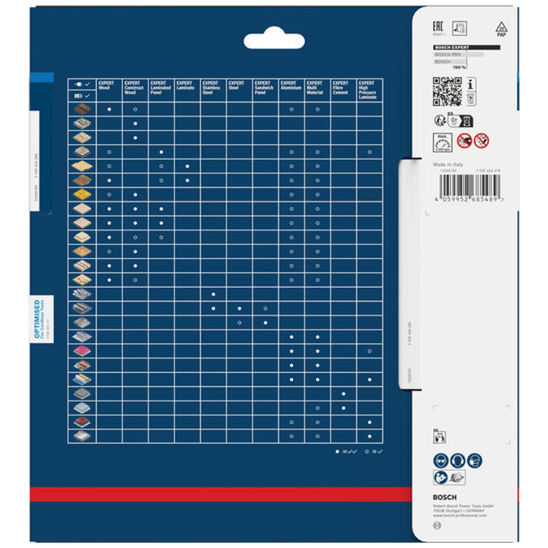 Bosch EXPERT Kreissägeblatt Stainless Steel, 203x15,88 mm, Z48