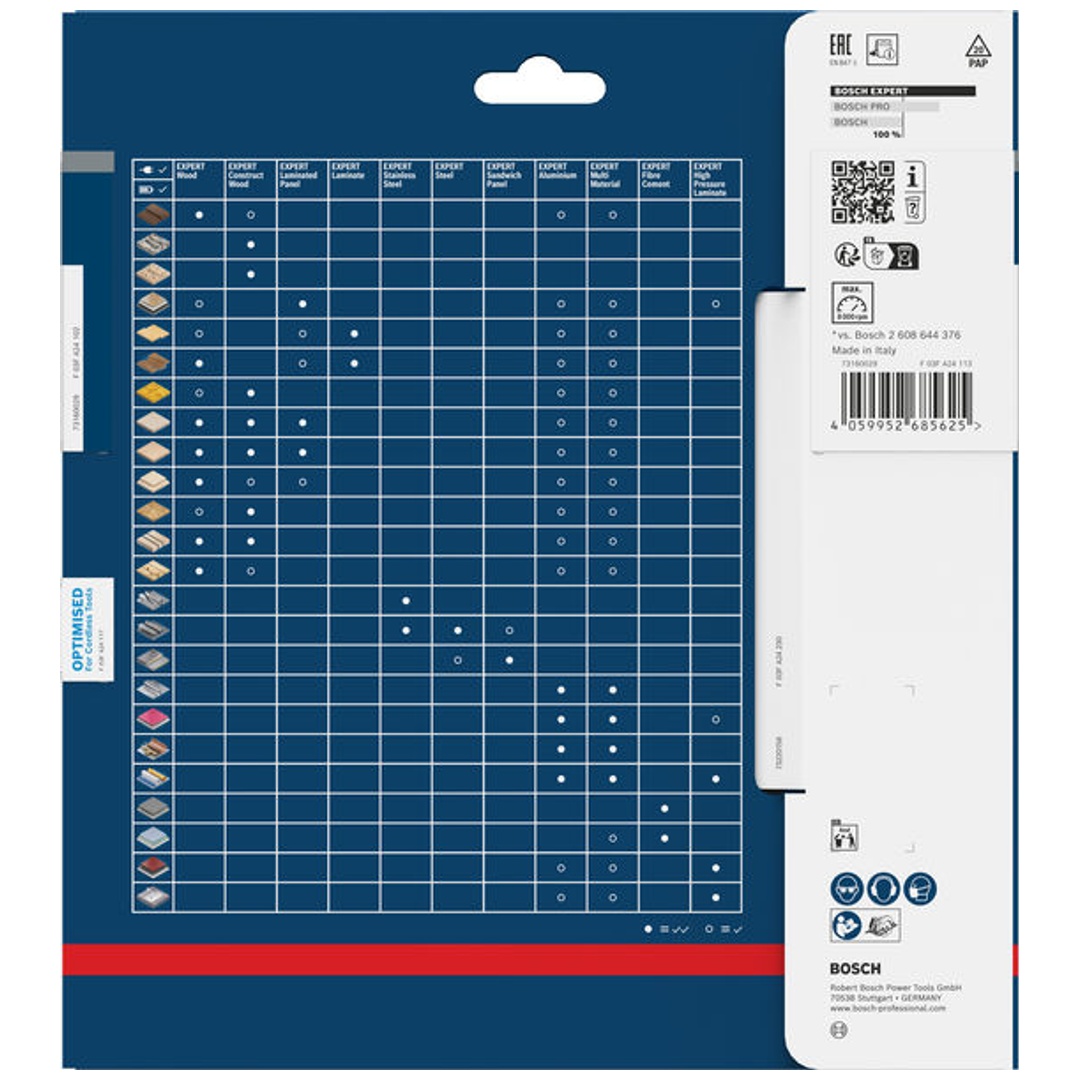 Bosch EXPERT Kreissägeblatt Wood, 185x1,8x20 mm, Z32