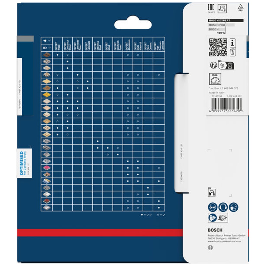 Bosch EXPERT Kreissägeblatt Wood, 165x15.875 mm, Z40