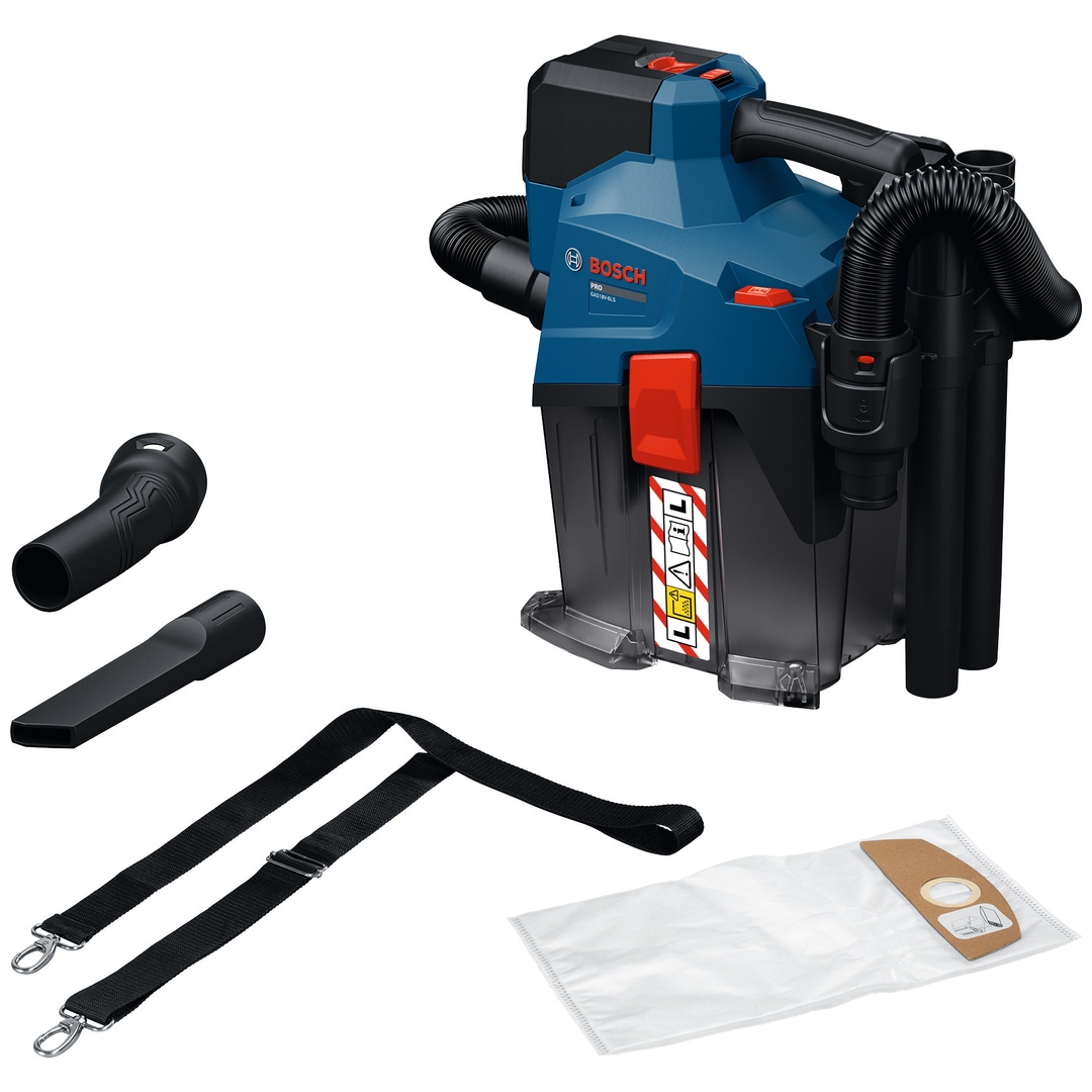 Bosch Professional Bosch Akku-Staubsauger GAS18V-6LS, incl. Zubehör, Karton