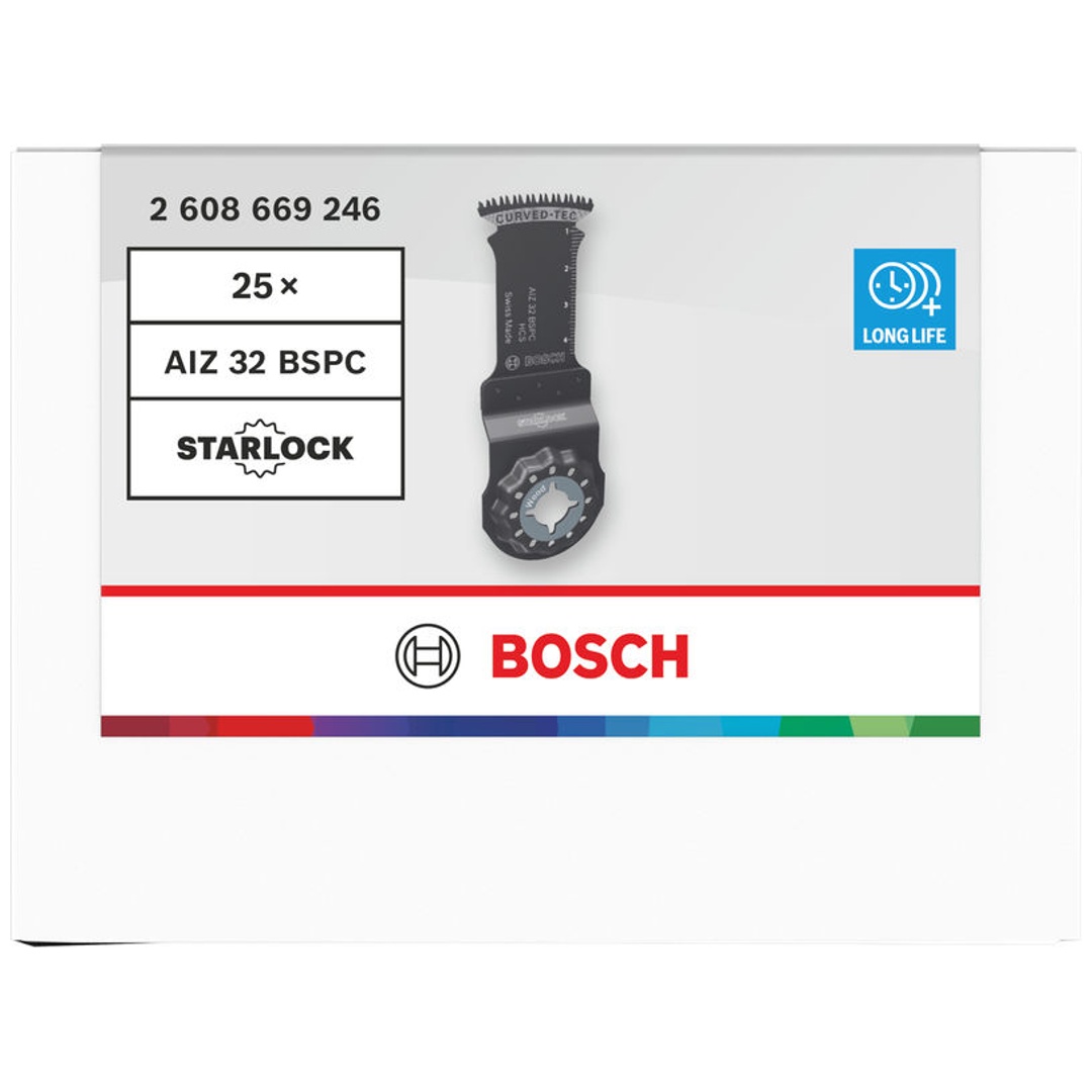 Bosch Tauchsägeblatt AIZ 32 BSPC Holz, Starlock, 32 x 50 mm, 25-tlg.