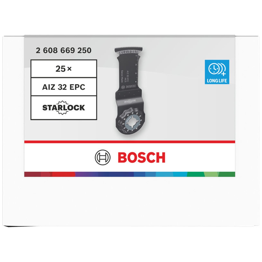 Bosch Tauchsägeblatt AIZ 32 EPC Holz, Starlock, 32 x 50 mm, 25-tlg.