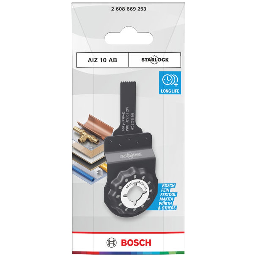 Bosch Tauchsägeblatt AIZ 10 AB Multi Material, Starlock, 10 x 25 mm