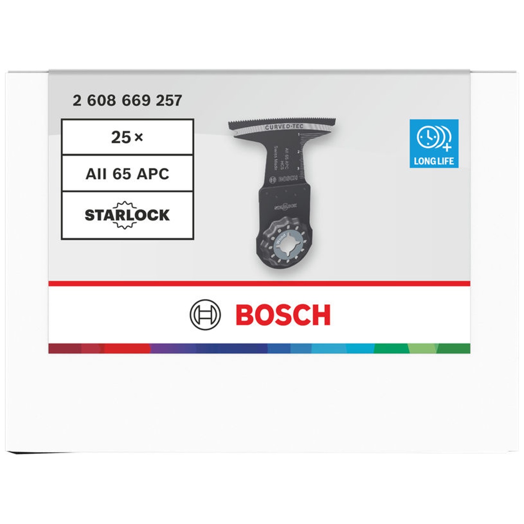 Bosch Tauchsägeblatt AII 65 APC Holz, Starlock, 65 x 40 mm, TU25