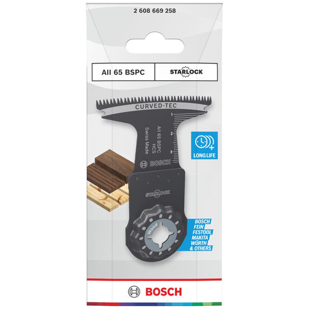 Bosch Tauchsägeblatt AII 65 BSPC Holz, Starlock, 65 x 40 mm