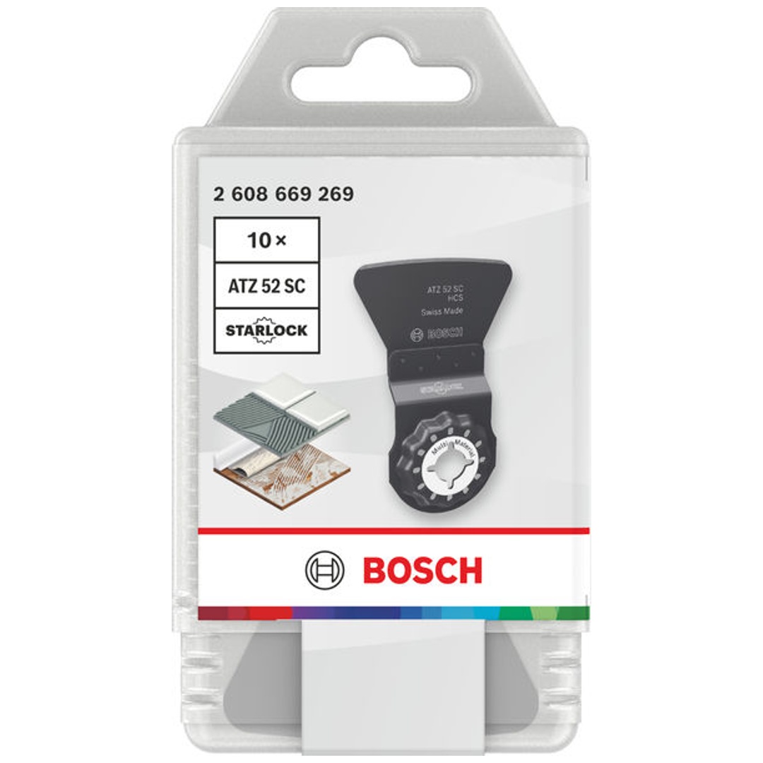 Bosch Tauchsägeblatt ATZ 52 SC Multi Material, Starlock, 52 x 26 mm, 10-tlg.