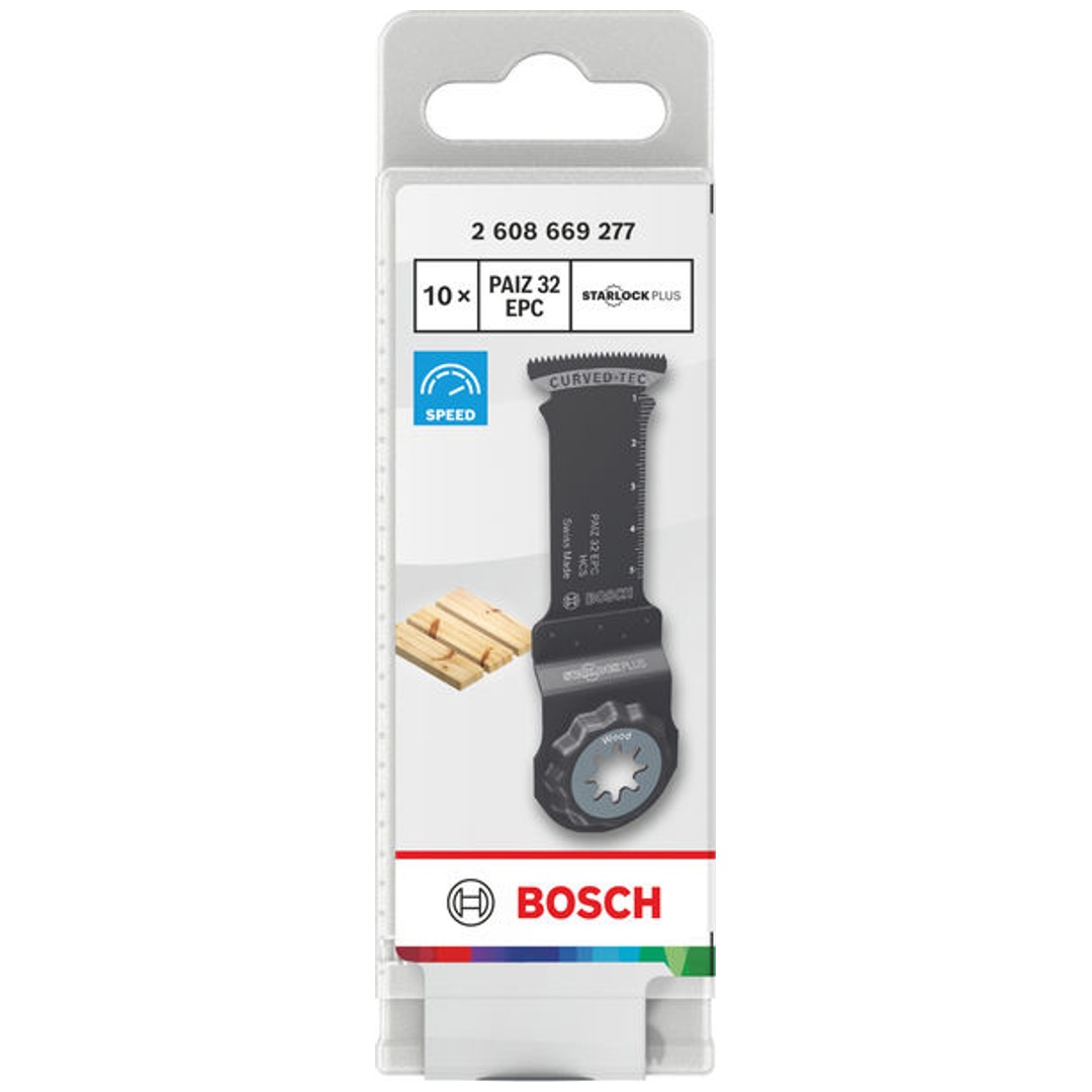 Bosch Tauchsägeblatt PAIZ 32 EPC Holz, Starlock, 32 x 60 mm, 10-tlg.