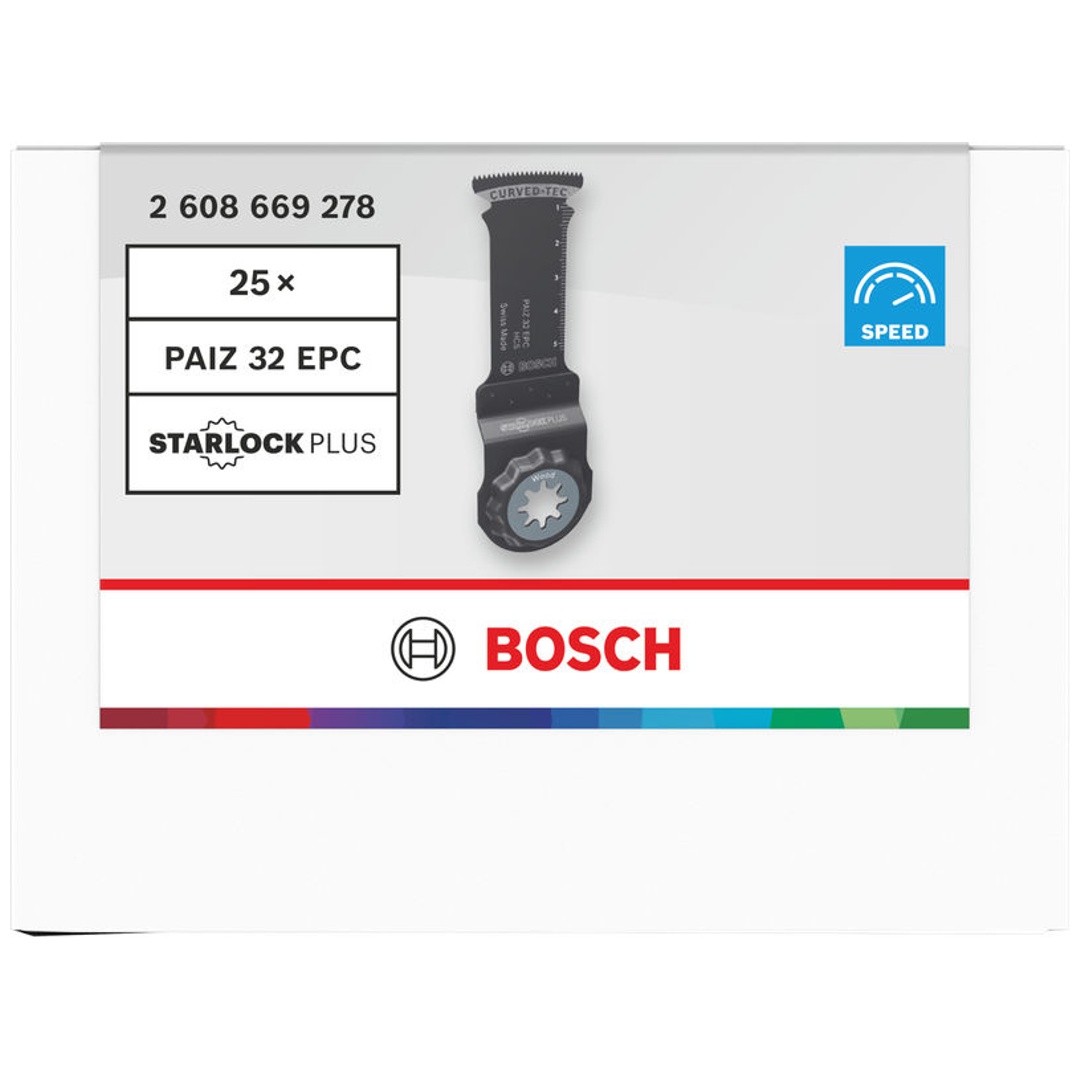 Bosch Tauchsägeblatt PAIZ 32 EPC Holz, Starlock, 32 x 60 mm, 25-tlg.