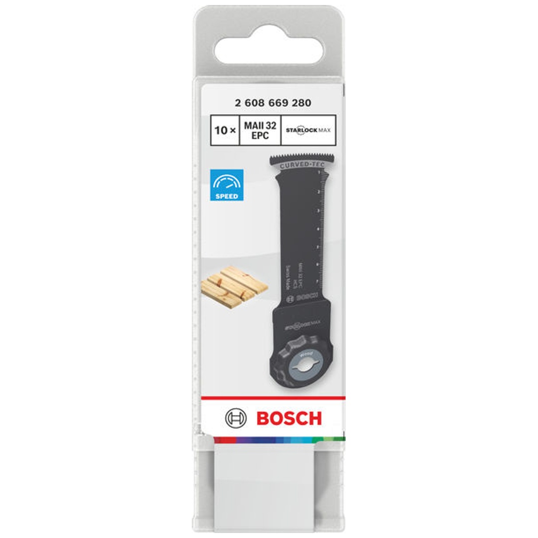 Bosch Tauchsägeblatt MAII 32 EPC Holz, Starlock, 32 x 80 mm, 10-tlg.