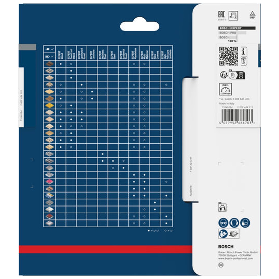 Bosch EXPERT Kreissägeblatt Wood, 160x1,8x20 mm, Z36
