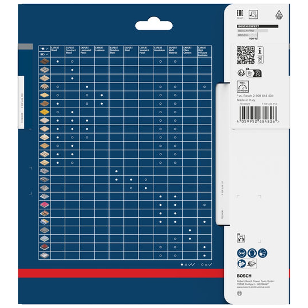 Bosch EXPERT Kreissägeblatt Wood, 190x2,4x30 mm, Z48