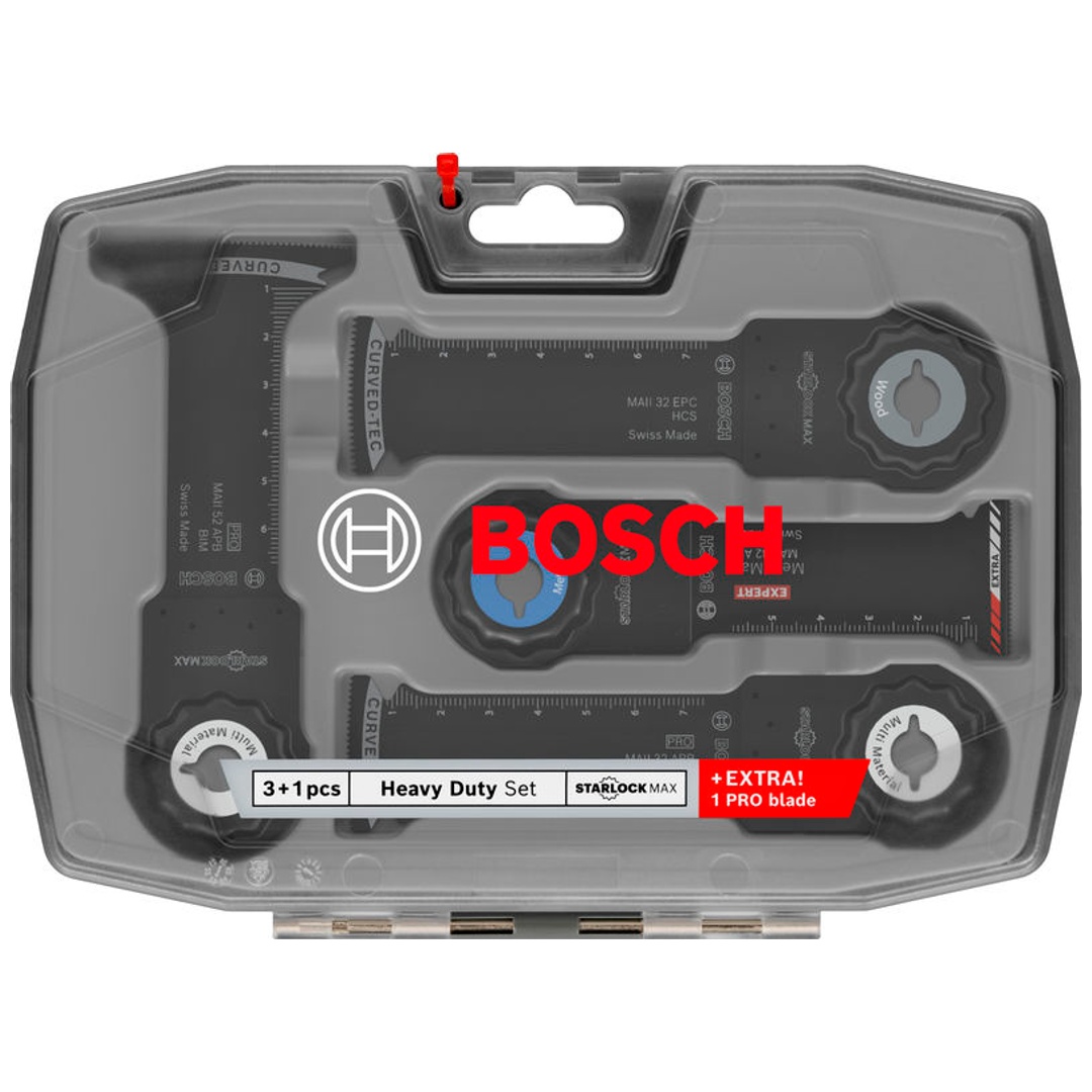 Bosch Heavy Duty Set, Multitool-Sägeblätter, 4-tlg.