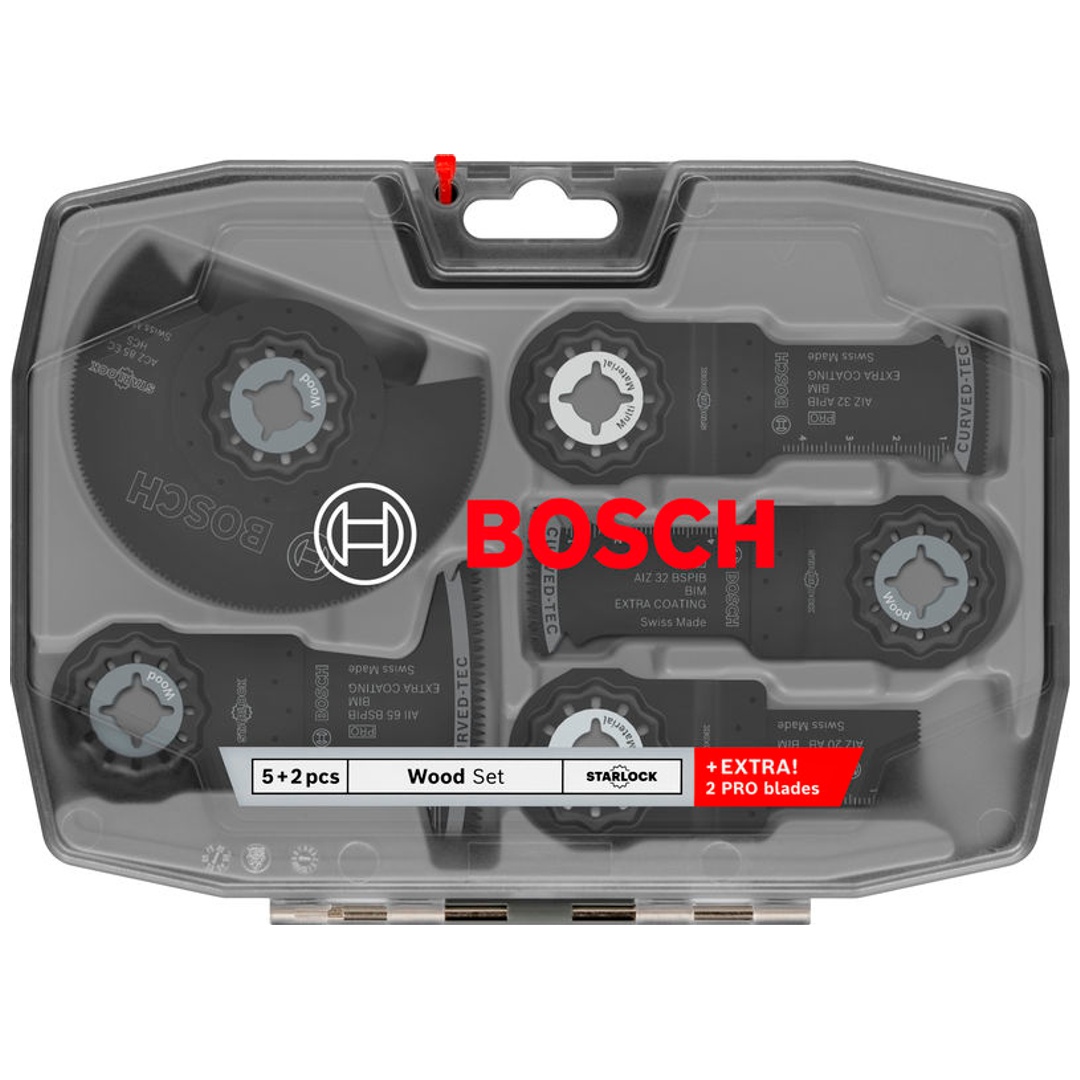 Bosch Holz-Set, Multitool-Sägeblätter, 7-tlg.