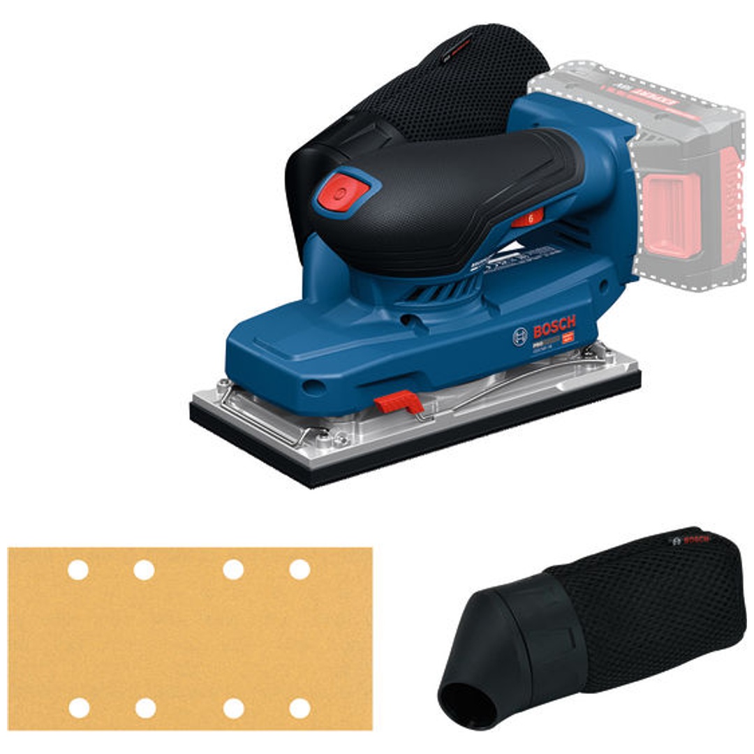 Bosch Professional Bosch Akku-Schwingschleifer GSS18V-18, incl. Zubehör, L-BOXX
