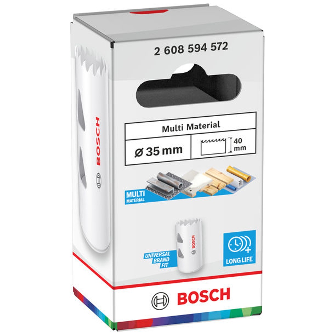 Bosch Lochsäge mit Gewinde Multi Material, 35 x 40 mm