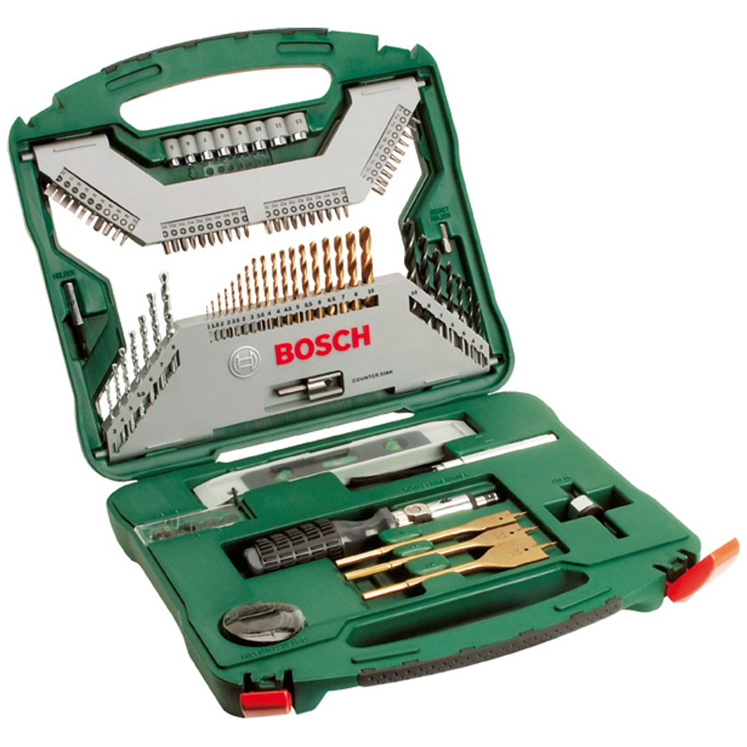 Bosch X-Line Titanium Bohrer- und Schrauber-Set, 100-tlg.