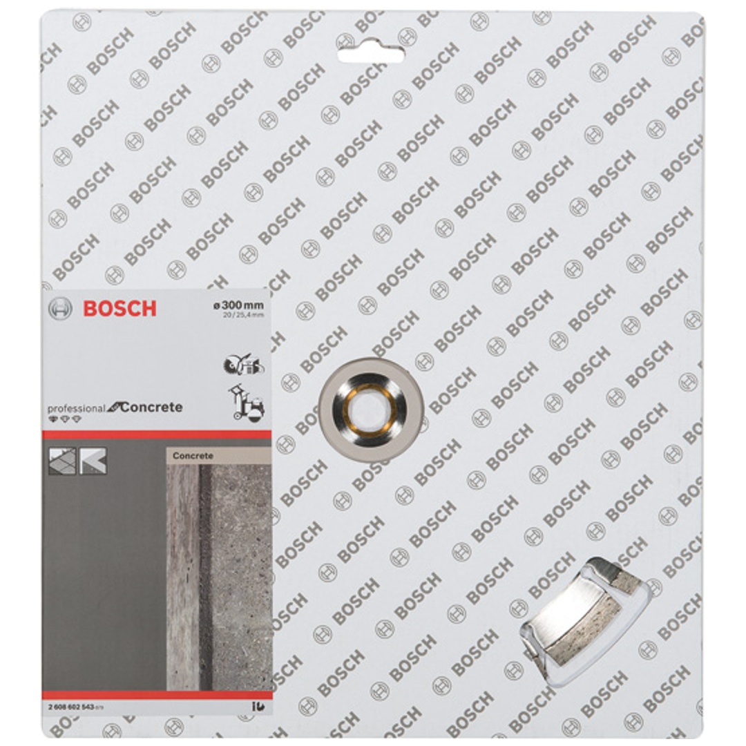 Bosch Diamanttrennscheibe Standard for Concrete, 300 x 20,00/25,40 x 2,8 x 10 mm