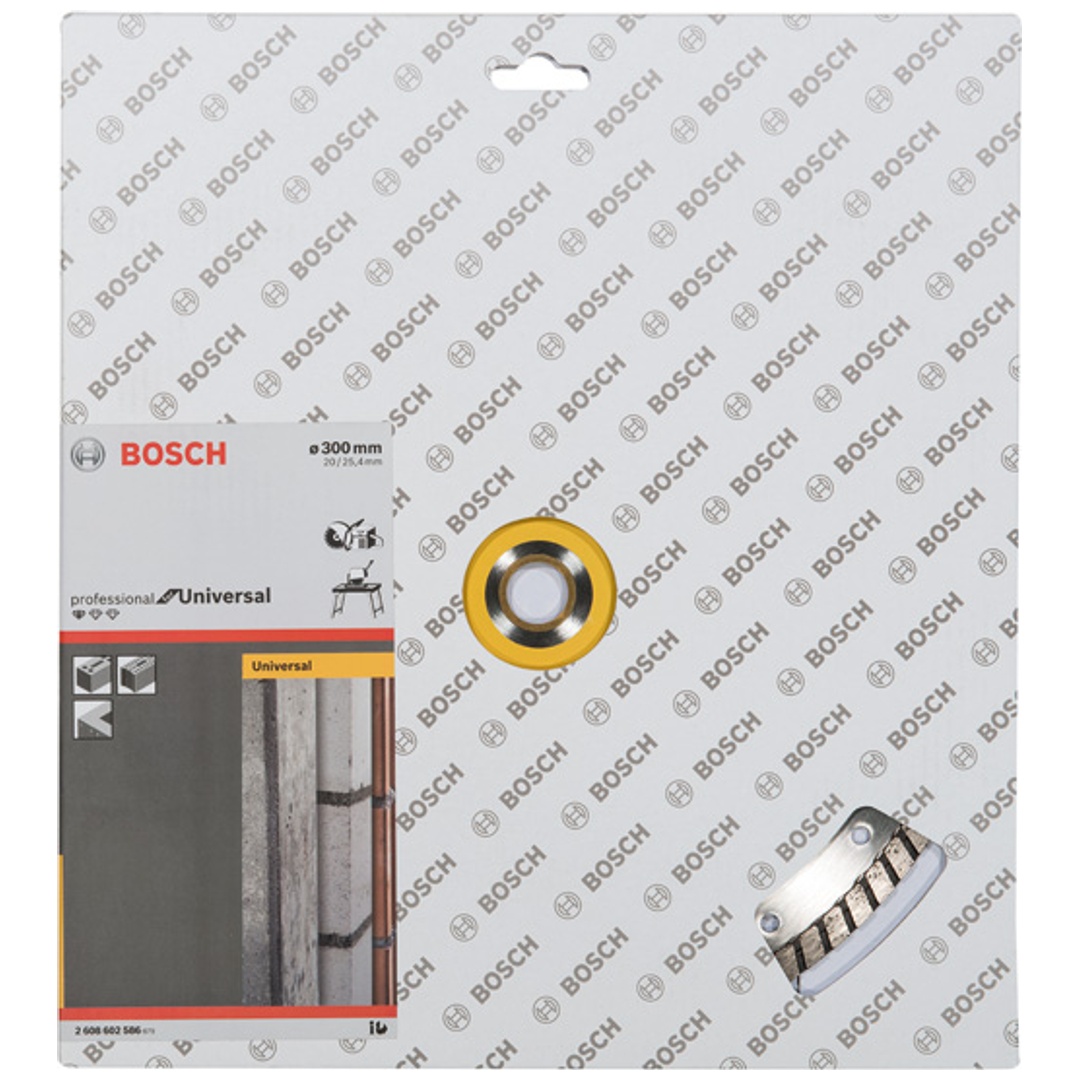 Bosch Diamanttrennscheibe Standard for Universal Turbo, 300 x 20,00/25,40 x 3 x 10