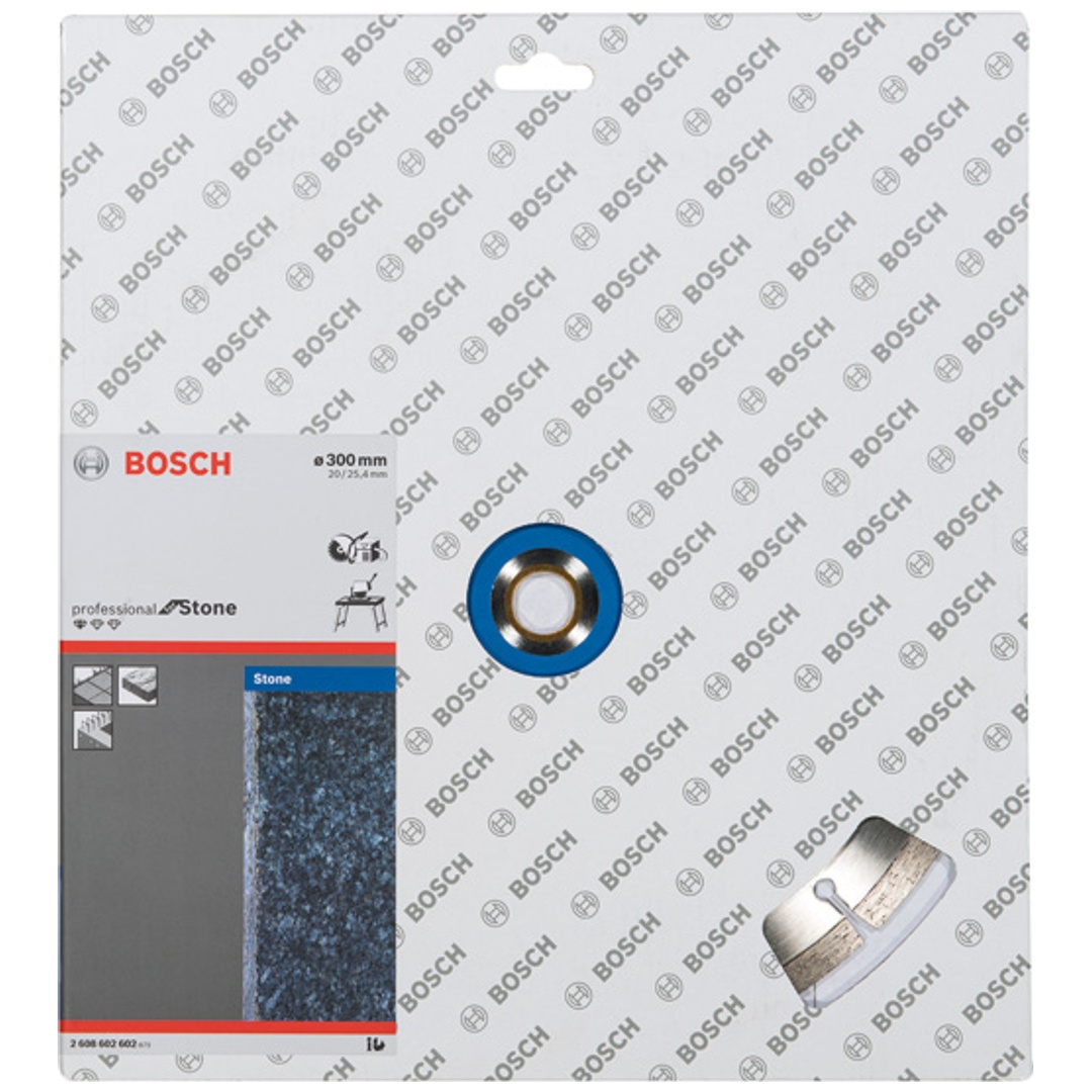 Bosch Diamanttrennscheibe Standard for Stone, 300 x 20,00/25,40 x 3,1 x 10 mm