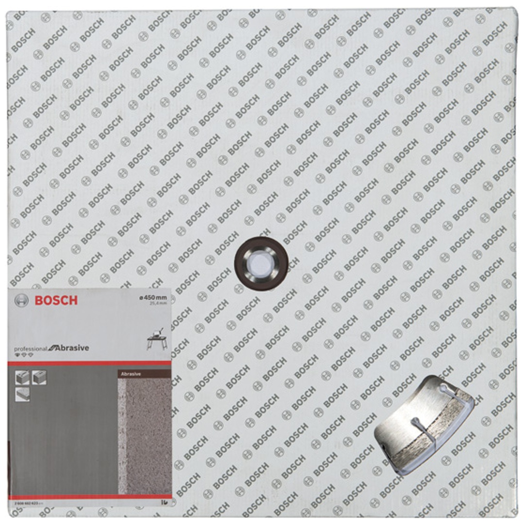 Bosch Diamanttrennscheibe Standard for Abrasive, 450 x 25,40 x 3,6 x 10 mm