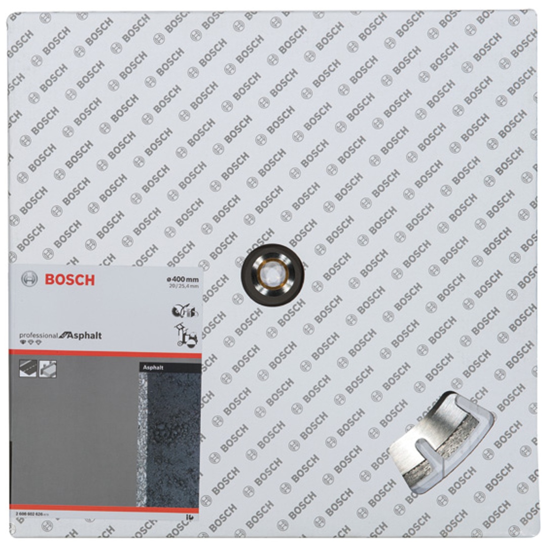 Bosch Diamanttrennscheibe Standard for Asphalt, 400 x 20,00/25,40 x 3,6 x 8 mm