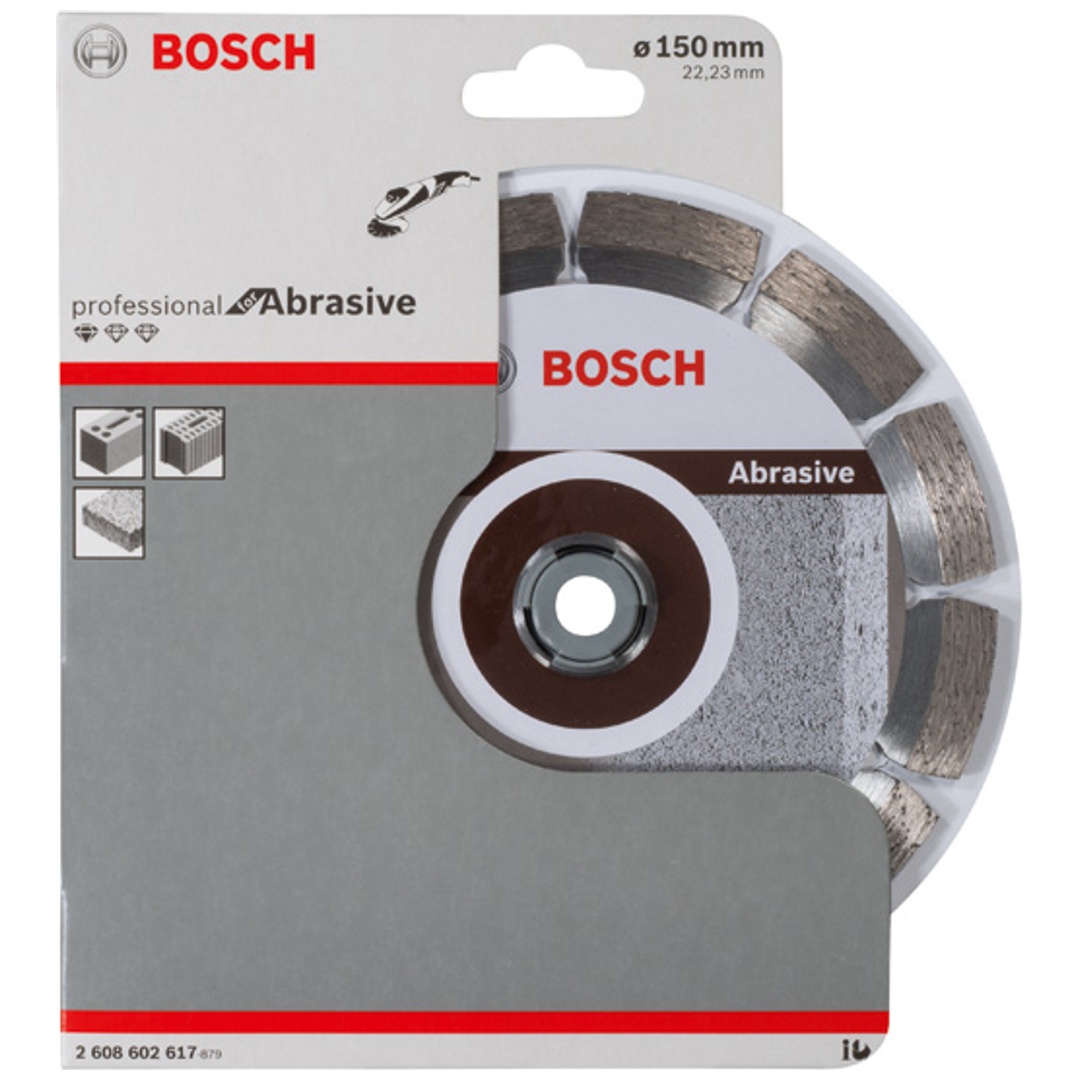 Bosch Diamanttrennscheibe Standard for Abrasive, 150 x 22,23 x 2 x 10 mm