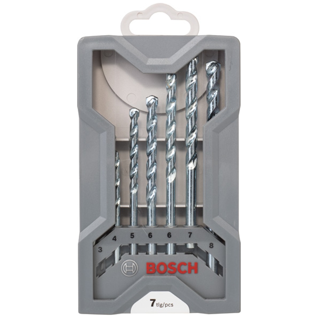 Bosch 7-tlg. CYL-1 Mauerwerkbohrer-Set, 3/4/5/6/6/7/8 mm