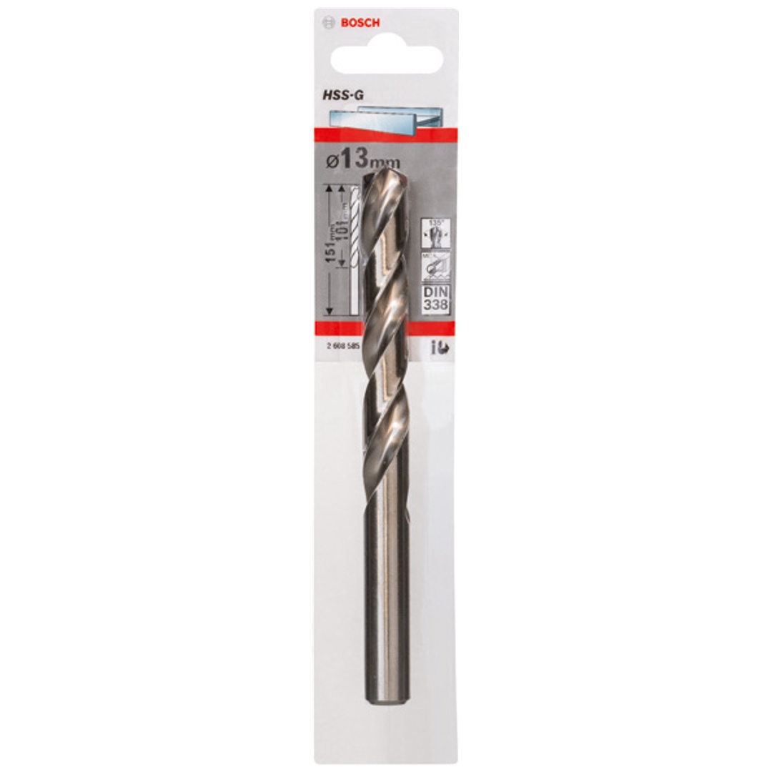 Bosch Metallbohrer HSS-G, DIN 338, 13 x 101 x 151 mm, 1er-Pack