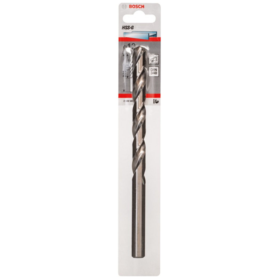 Bosch Metallbohrer HSS-G, DIN 340, 13 x 134 x 205 mm, 1er-Pack
