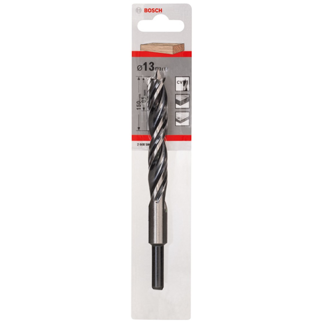 Bosch Holzspiralbohrer Standard, 13 x 96 x 151 mm, Schaft-Ø 10 mm