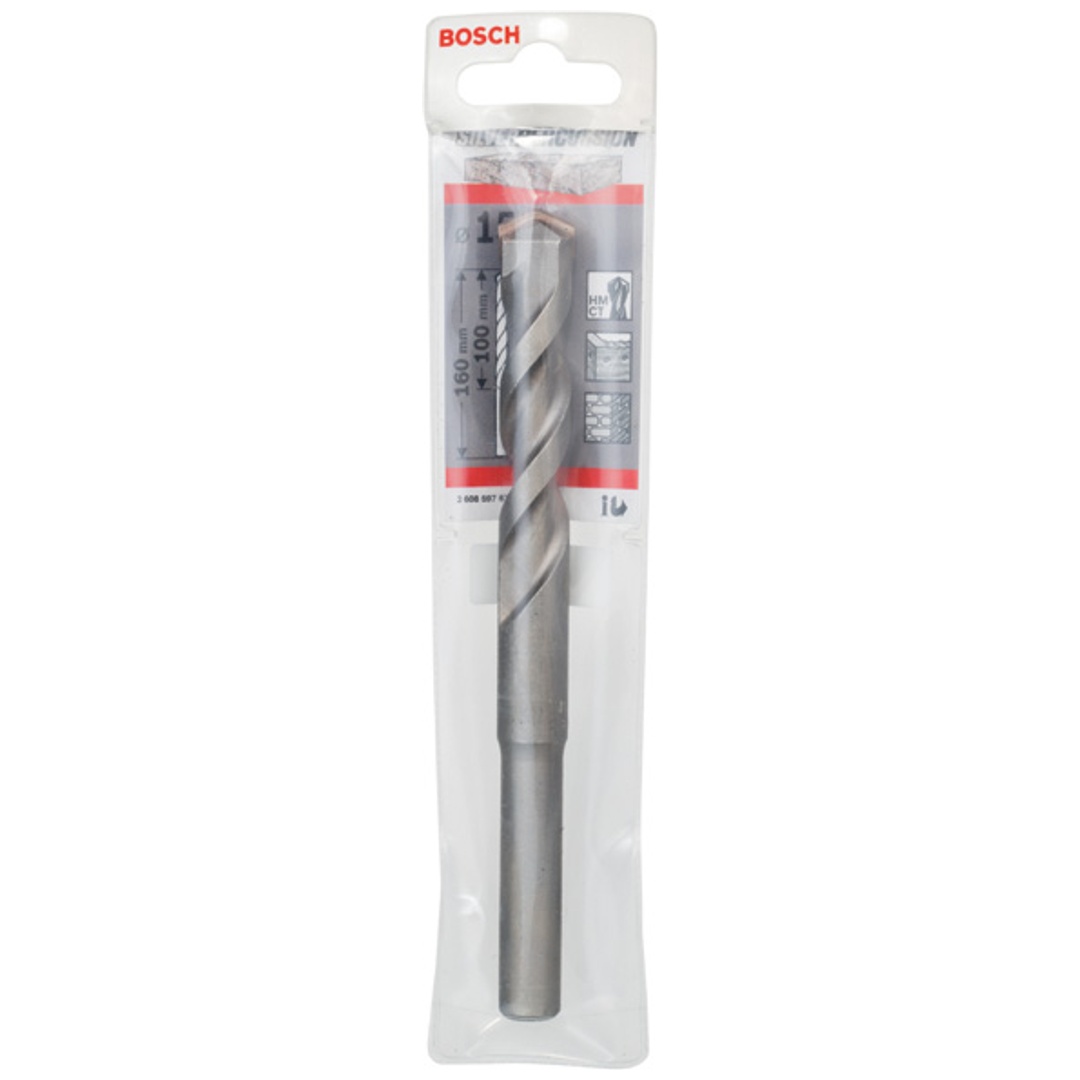 Bosch Betonbohrer CYL-3, Silver Percussion, 15 x 100 x 160 mm, Ø 12,3 mm, 1er-Pack