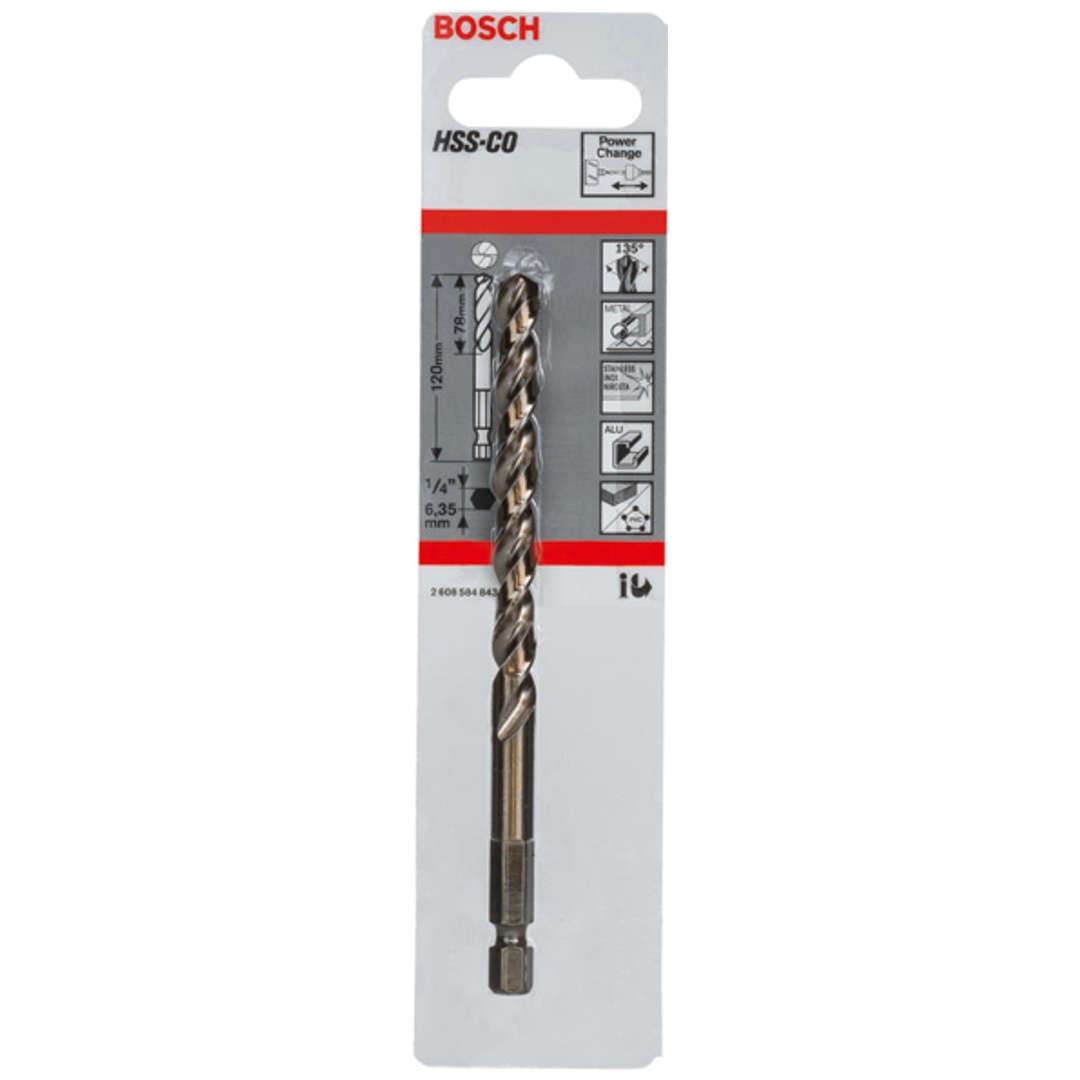 Bosch Zentrierbohrer HSS-Co, 120 mm