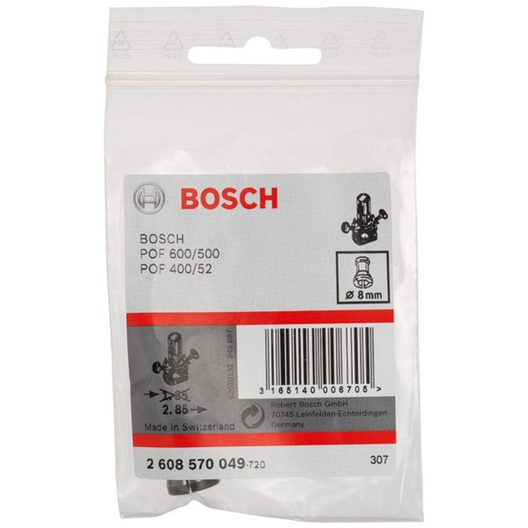 Bosch Spannzange ohne Spannmutter, 8 mm, für Bosch-Oberfräse