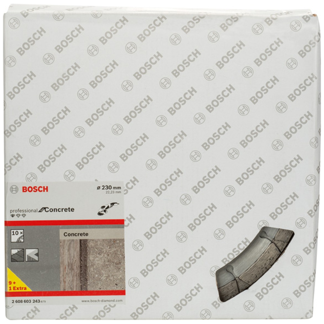 Bosch Diamanttrennscheibe Standard for Concrete 230 x 22,23 x 2,3 x 10 mm