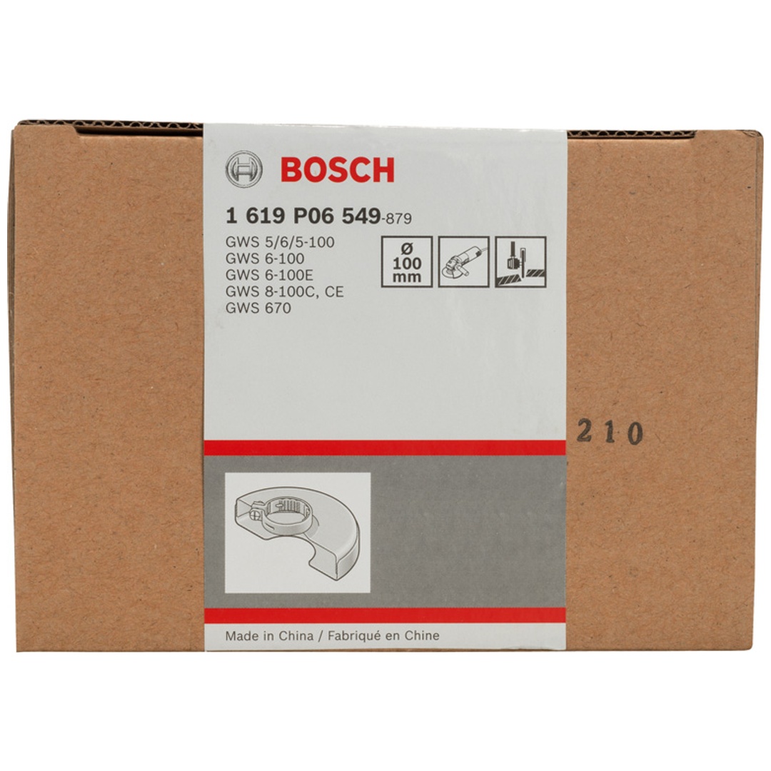 Bosch Schutzhaube mit Deckblech, 100 mm