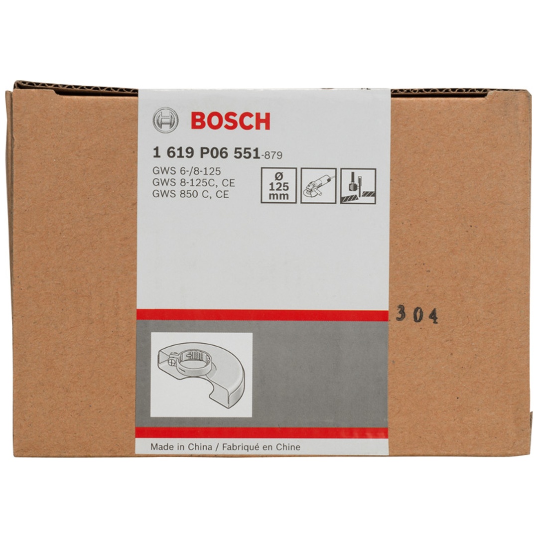 Bosch Schutzhaube mit Deckblech, 125 mm