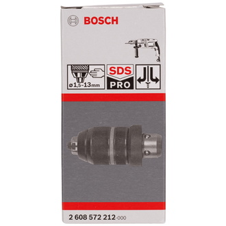 Bosch Schnellspannbohrfutter mit Adapter, 1,5 bis 13 mm, SDS plus, für GBH 2-26 DFR