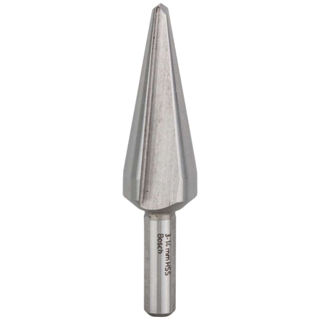 Bosch Blechschälbohrer, zylindrisch, für Bohrmaschinen, HSS, Ø 3-14, 58 mm lang