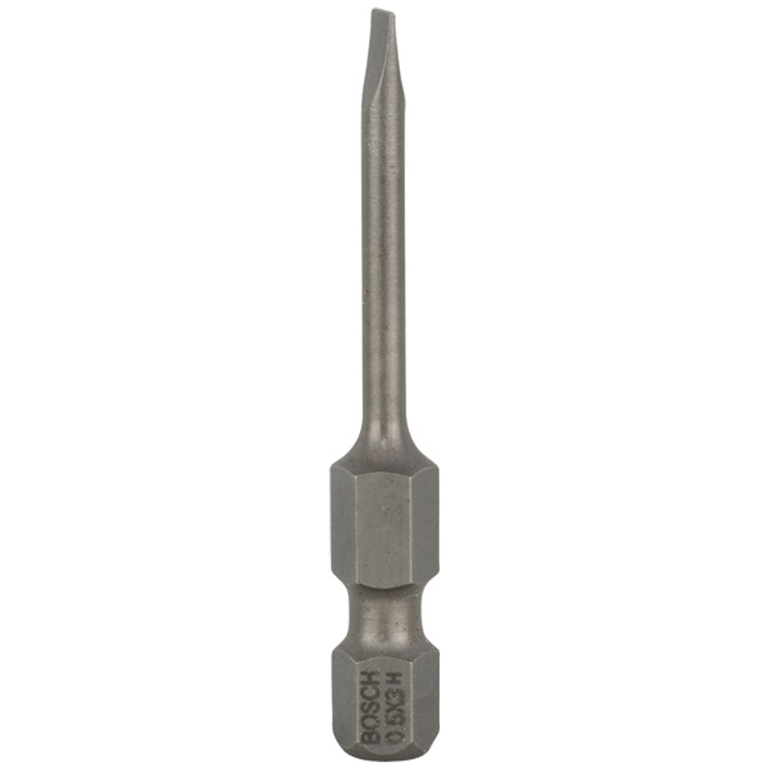 Bosch Schrauberbit Extra-Hart, S 0,5 x 3,0, 49 mm, 3er-Pack