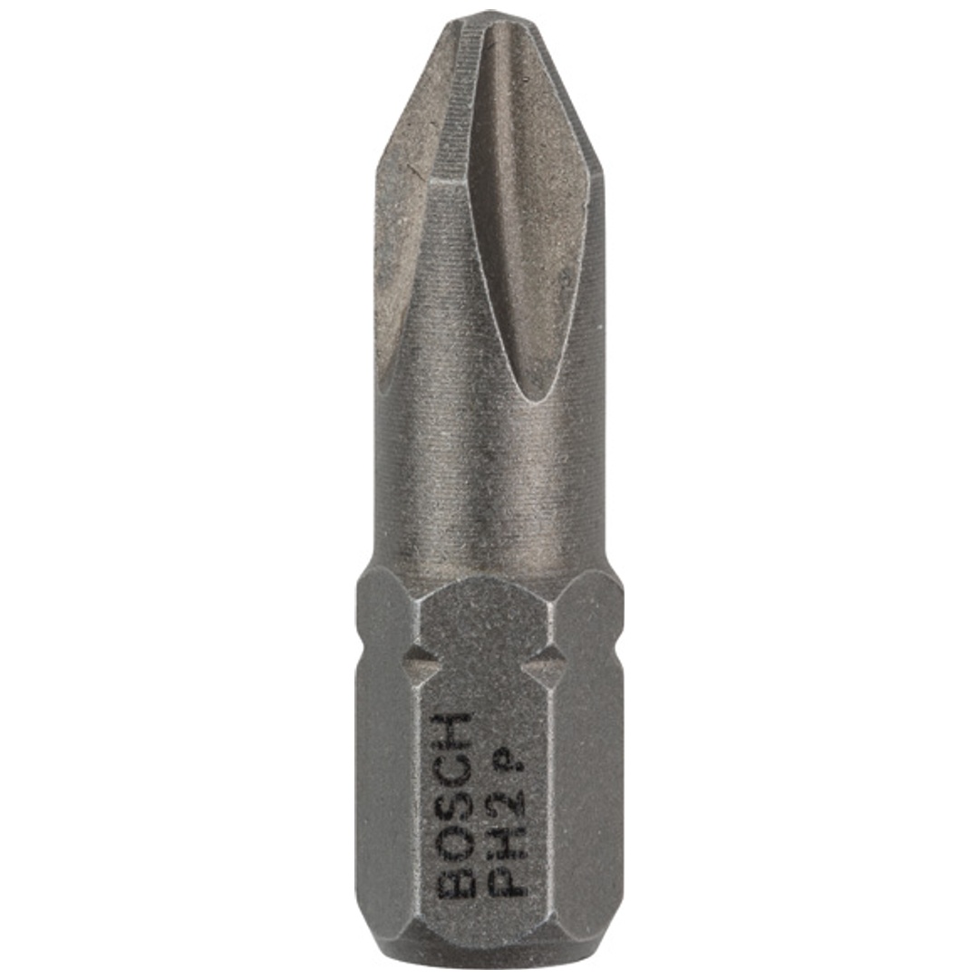 Bosch Schrauberbit Extra-Hart, PH 2, 25 mm, 25er-Pack