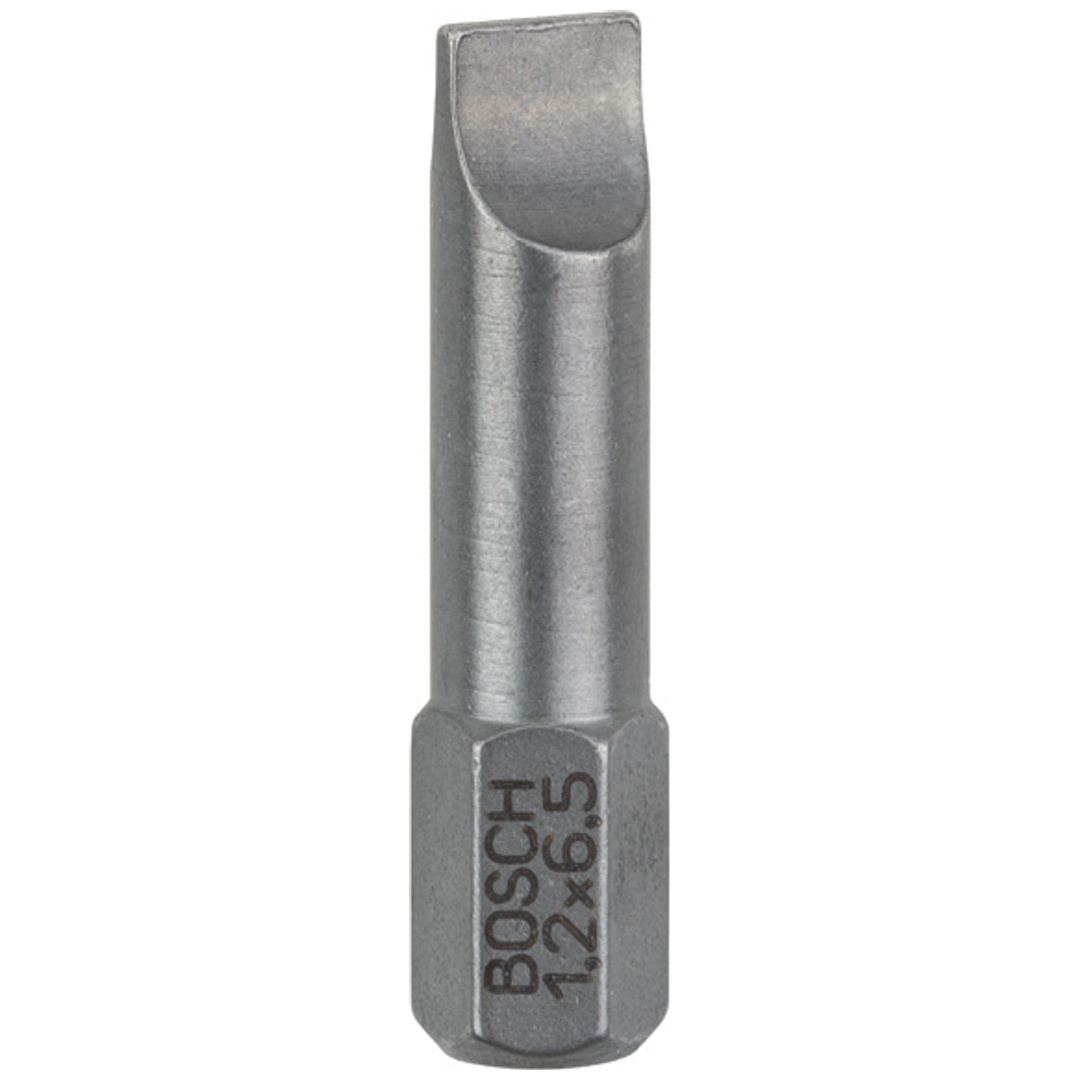 Bosch Schrauberbit Extra-Hart, S 1,2 x 6,5, 25 mm, 3er-Pack