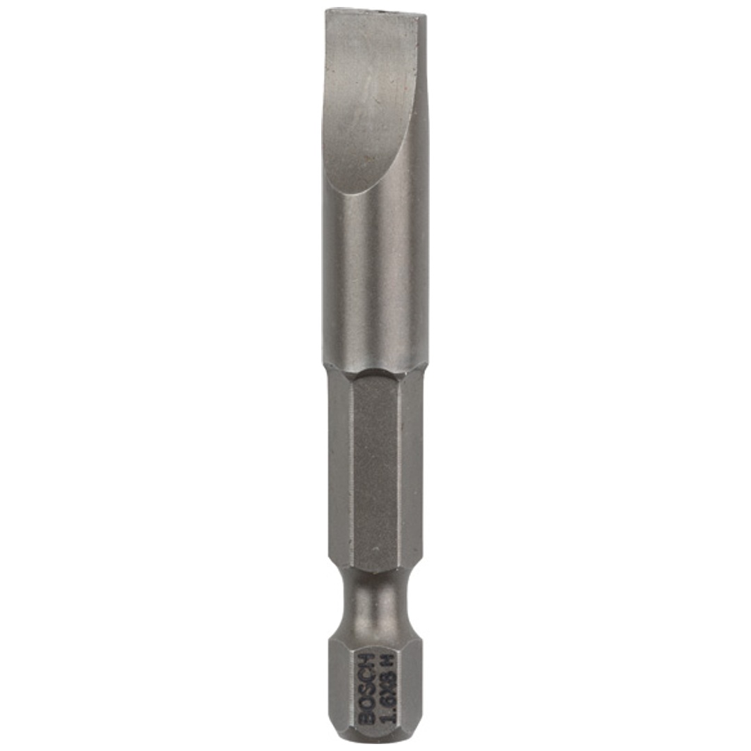 Bosch Schrauberbit Extra-Hart, S 1,6 x 8,0, 49 mm, 3er-Pack