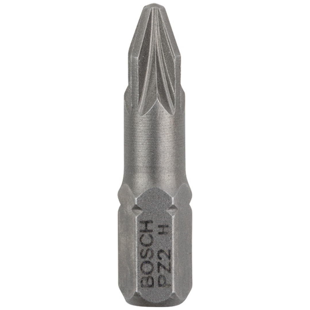 Bosch Schrauberbit Extra-Hart, PZ 2, 25 mm, 3er-Pack