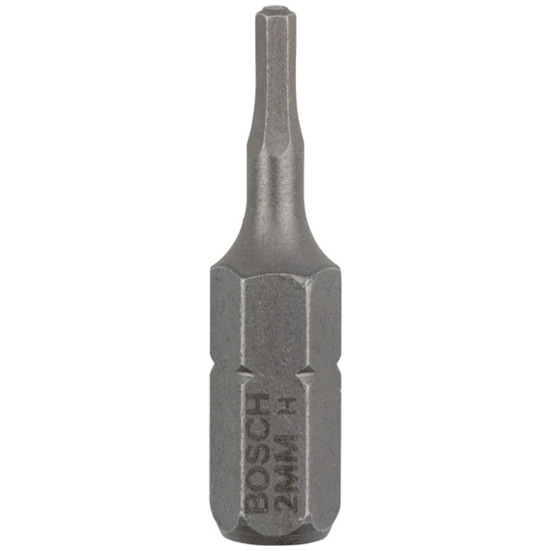 Bosch Schrauberbit Extra-Hart, HEX 2, 25 mm, 3er-Pack