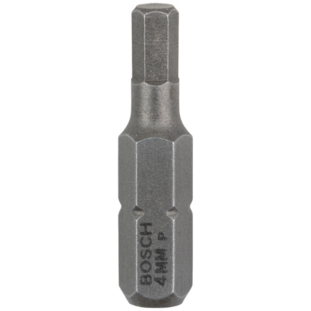 Bosch Schrauberbit Extra-Hart, HEX 4, 25 mm, 3er-Pack