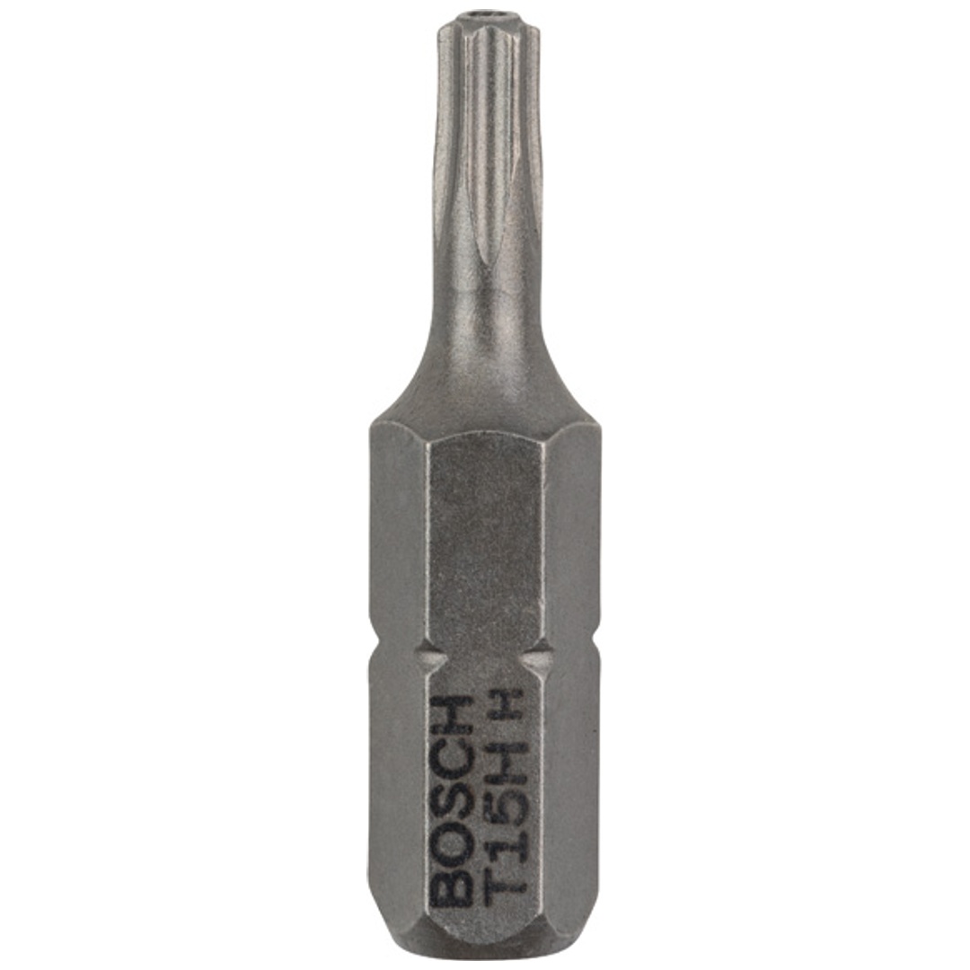 Bosch Security-TX-Schrauberbit Extra-Hart, T15H, 25 mm, 2er-Pack