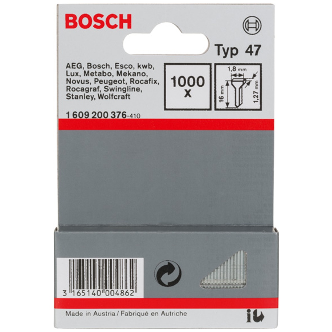 Bosch Nagel Typ 47, 16 mm, für Nagelpistolen p261602