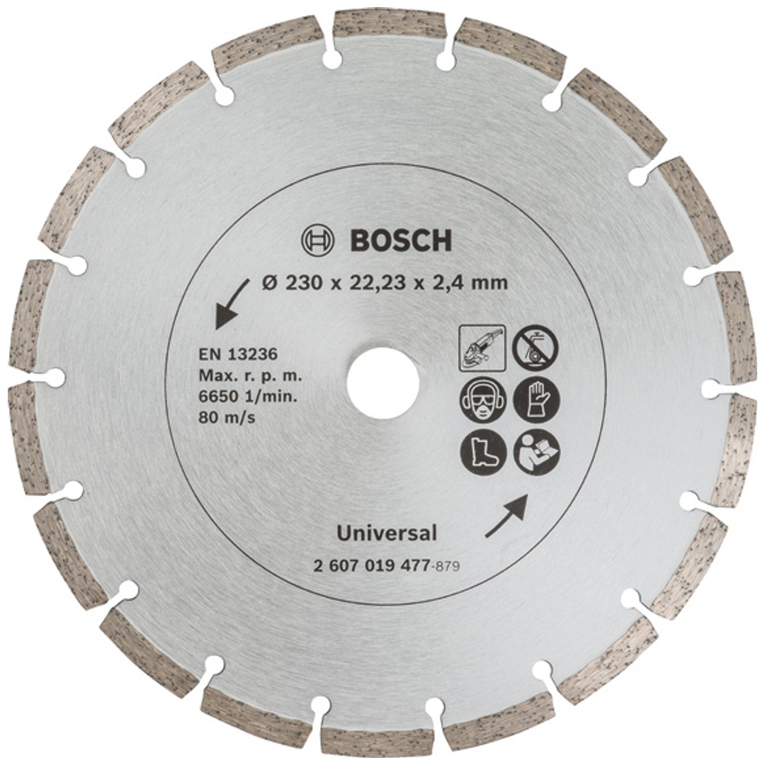 Bosch Diamanttrennscheibe für Baumaterial, Durchmesser: 230 mm, 2er-Pack