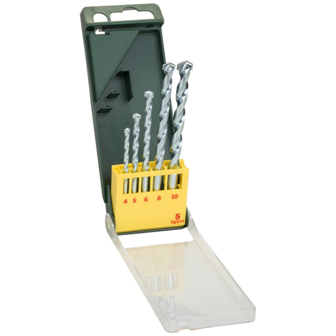 Bosch Steinbohrer-Set, 5-teilig, Durchmesser: 4 - 10 mm, HM-Steinbohrer