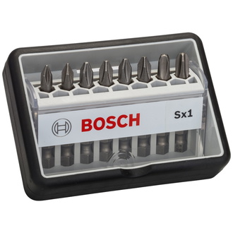 Bosch Schrauberbit-Set Robust Line Sx Extra-Hart, 8-tlg., 49mm, PH
